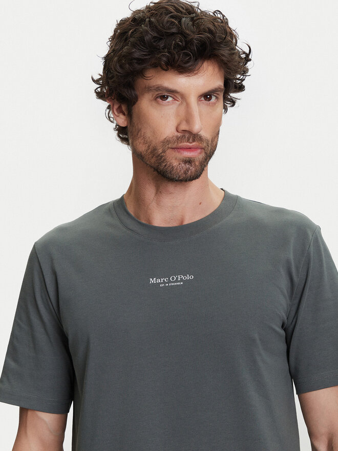 Marc O'Polo Marc O'Polo Marškinėliai B21 2012 51382 Žalia Regular Fit