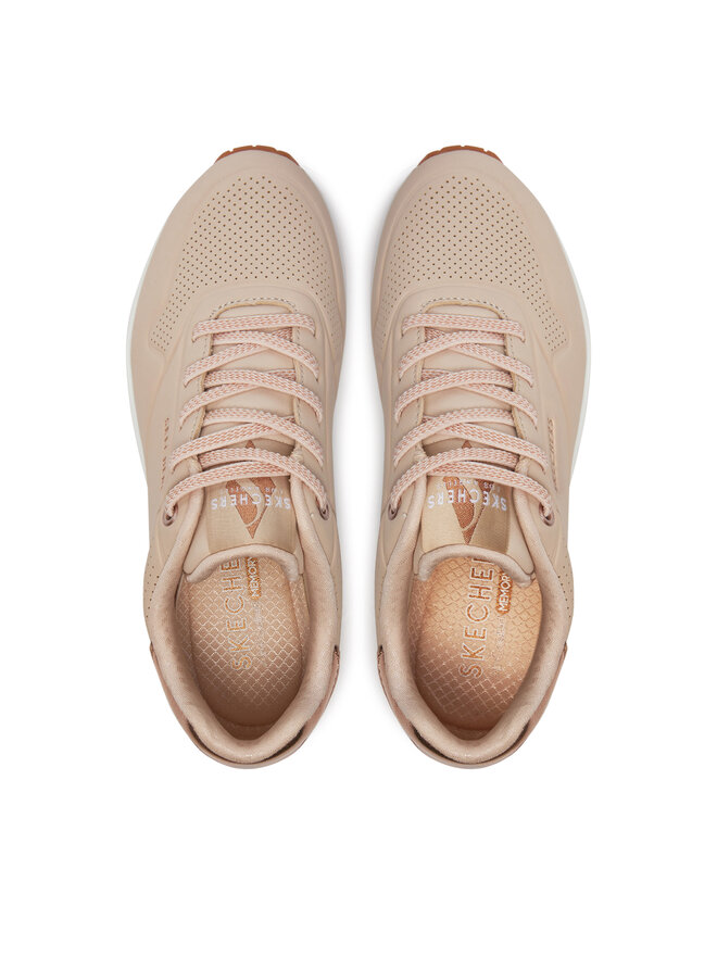 Skechers Sportcipők Skechers Uno Shimmer Away 155196/NAT Rózsaszín