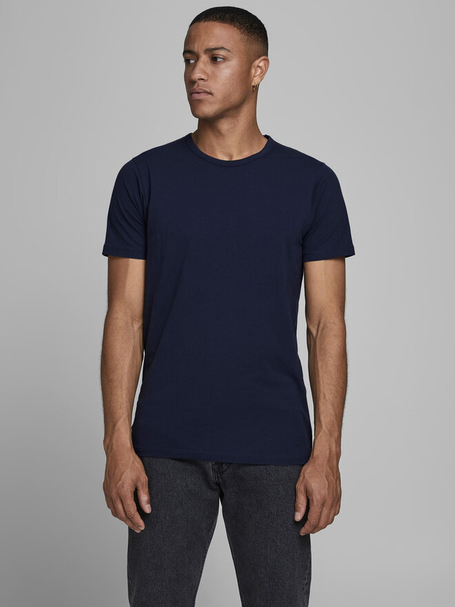 Jack&Jones Jack&Jones Póló Basic 12058529 Sötétkék Stretch Fit