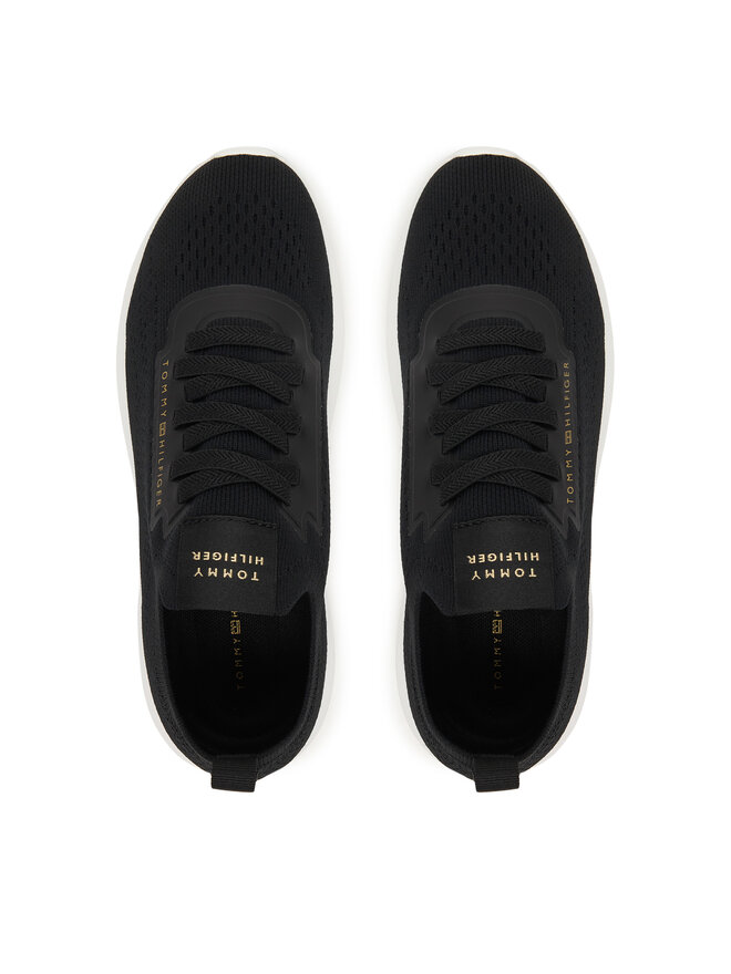 Tommy Hilfiger Sneakers Tommy Hilfiger Th Knit Extralight Runner FW0FW09112 Schwarz