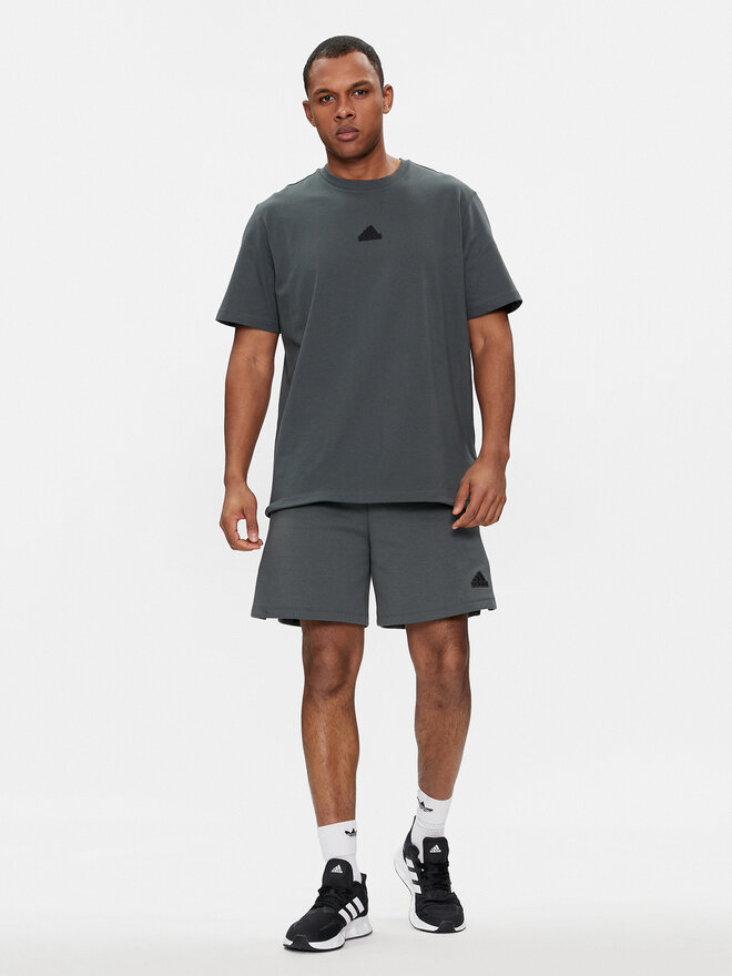 adidas adidas T-Shirt City Escape IN3709 Grün Loose Fit