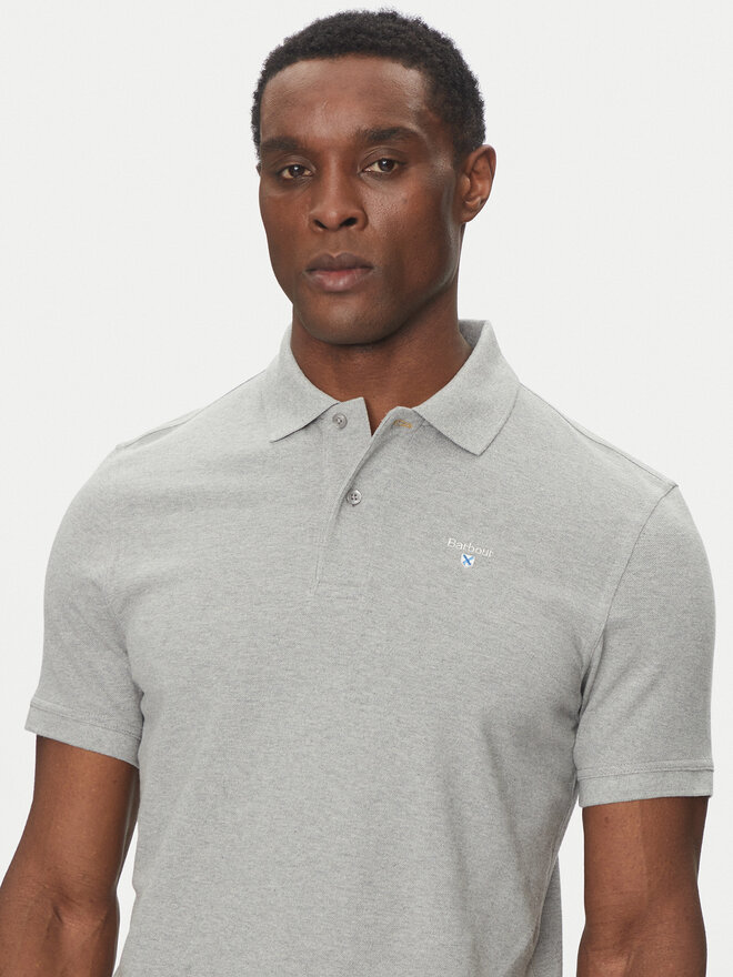 Barbour Barbour Poloshirt Original Sports MML0358GY52 Grau Tailored Fit