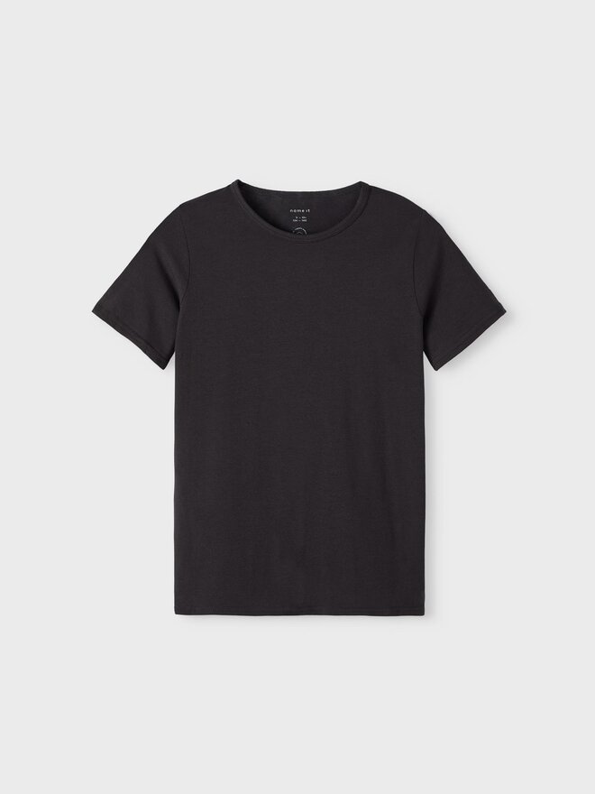 NAME IT NAME IT Σετ 2 T-Shirts 13209164 Μαύρο Slim Fit