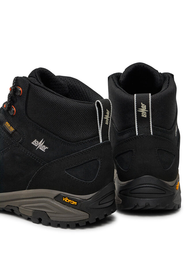 Lomer Bakancs Lomer Sella High Mtx Suede 30047/A Fekete