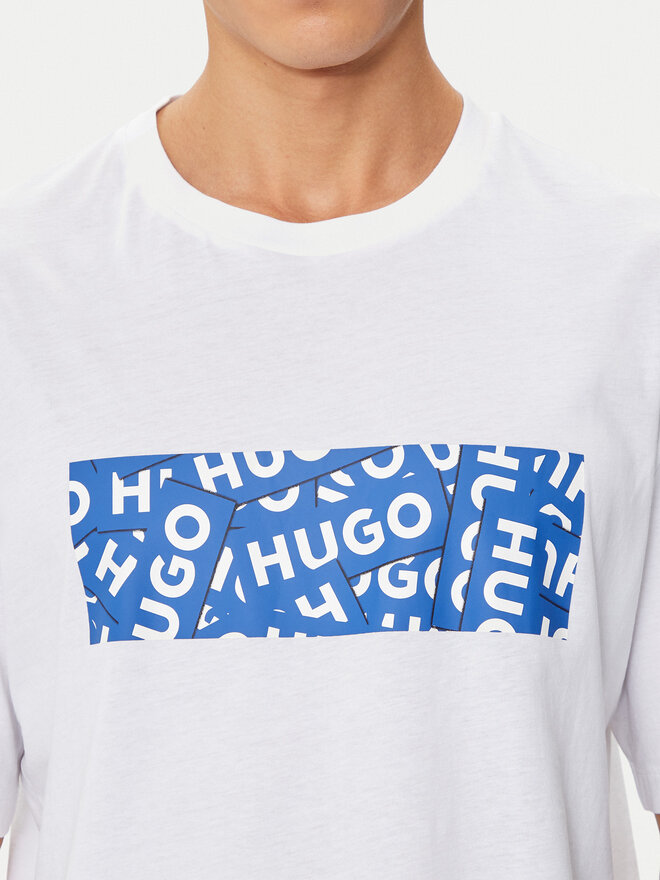 HUGO HUGO Camiseta Nalayo 50515203 Blanco Regular Fit