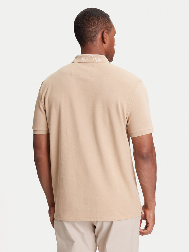Guess Guess Polo marškinėliai M5YP34 KCJV1 Smėlio Regular Fit