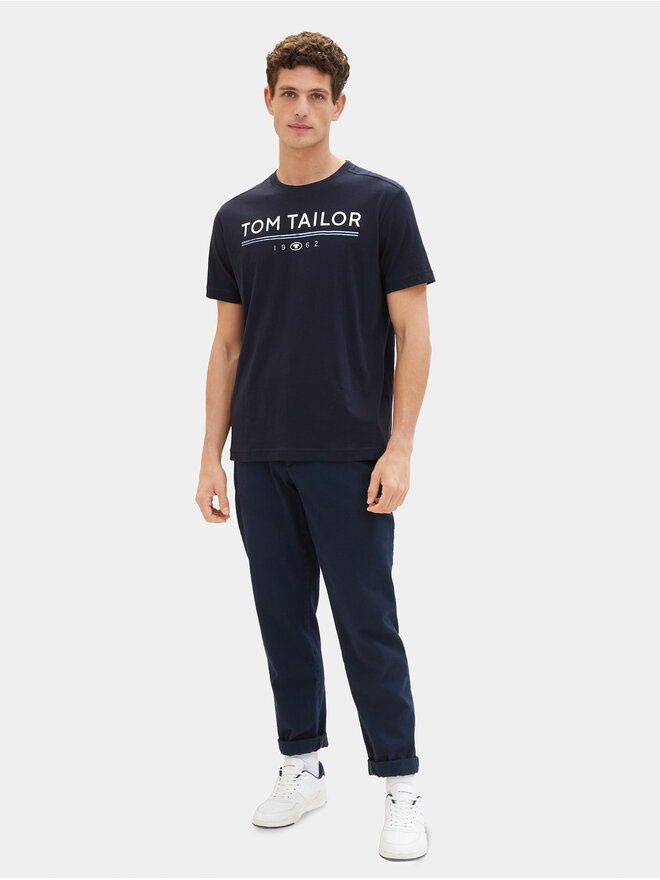 Tom Tailor Tom Tailor Marškinėliai 1040988 Tamsiai mėlyna Regular Fit