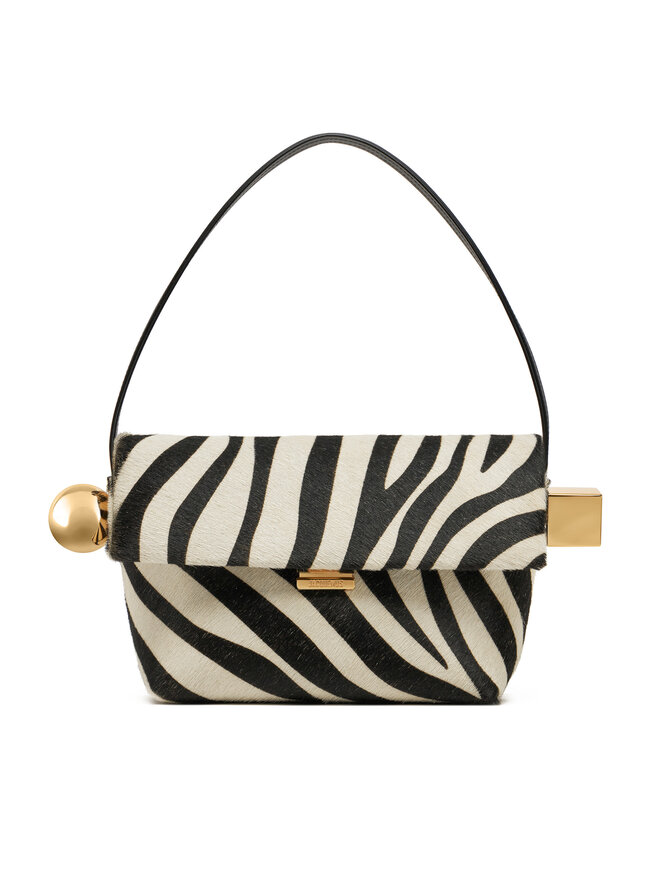 JACQUEMUS Ročna torba JACQUEMUS The Rond Carre 24H243BA383-3209 Bela