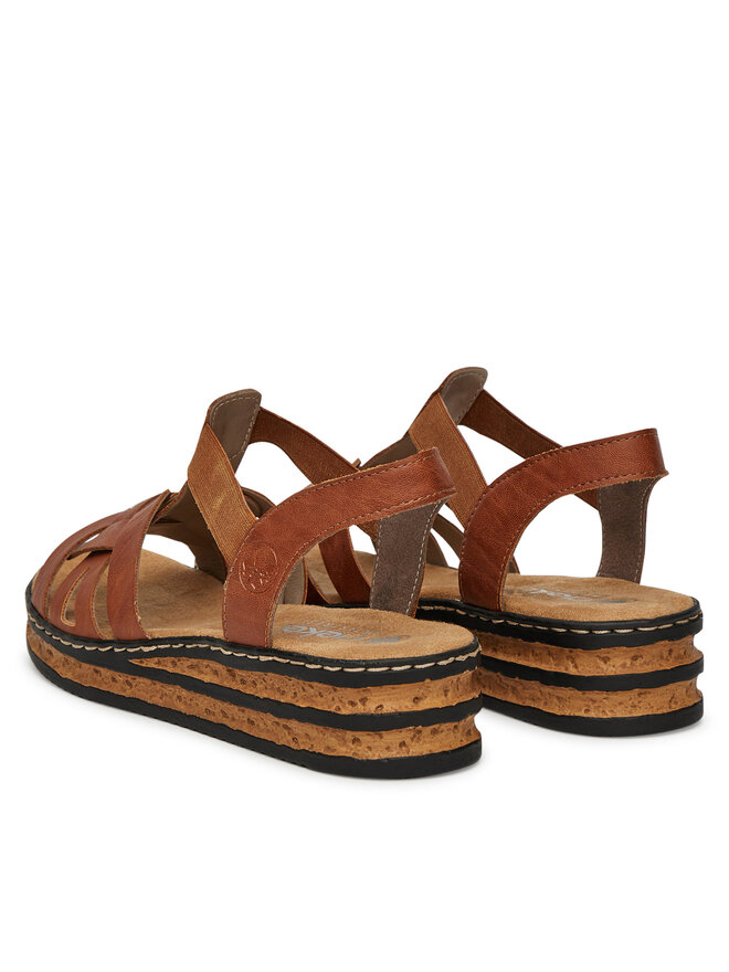 Rieker Sandales Rieker 62918-22 Brūns