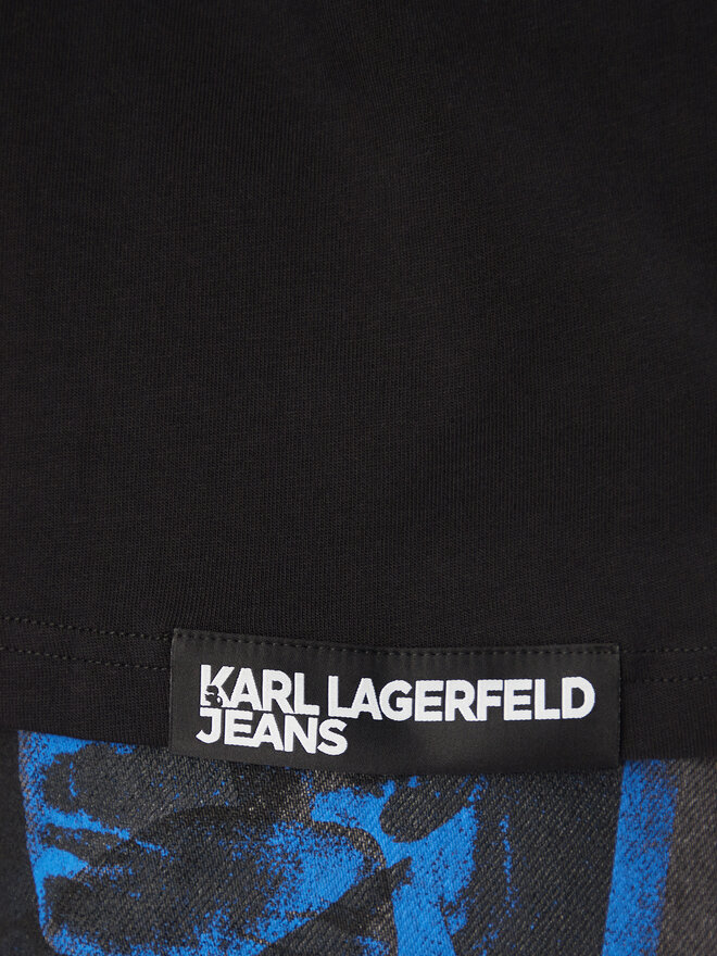 Karl Lagerfeld Jeans Karl Lagerfeld Jeans Camiseta A2M17052 Negro Relaxed Fit