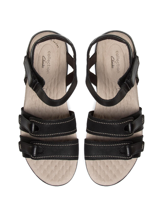 Clarks Sandály Clarks Alexis Shine 261497284 Černá