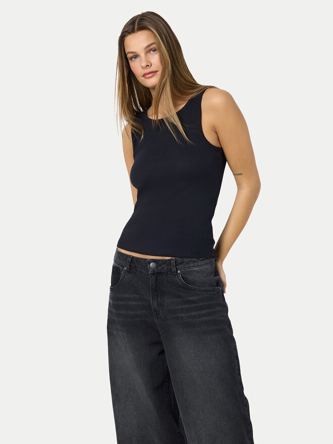 Noisy May Noisy May Top Maya 27033135 Schwarz Tight Fit