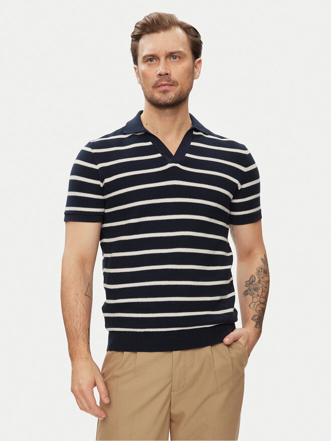 Brave Soul Brave Soul Poloshirt MK-162CANNES Weiß Straight Fit