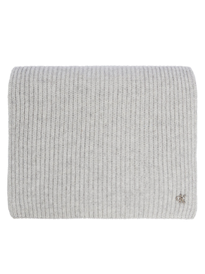 Calvin Klein Šal Calvin Klein Ck Metal Wool Rib Scarf LV04D8056G Siva