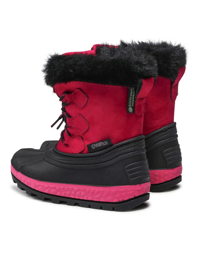 Boatilus Botas de nieve Boatilus Youth Joggy Sint Leather Boot NJ16 VAR.21ZU Rosa