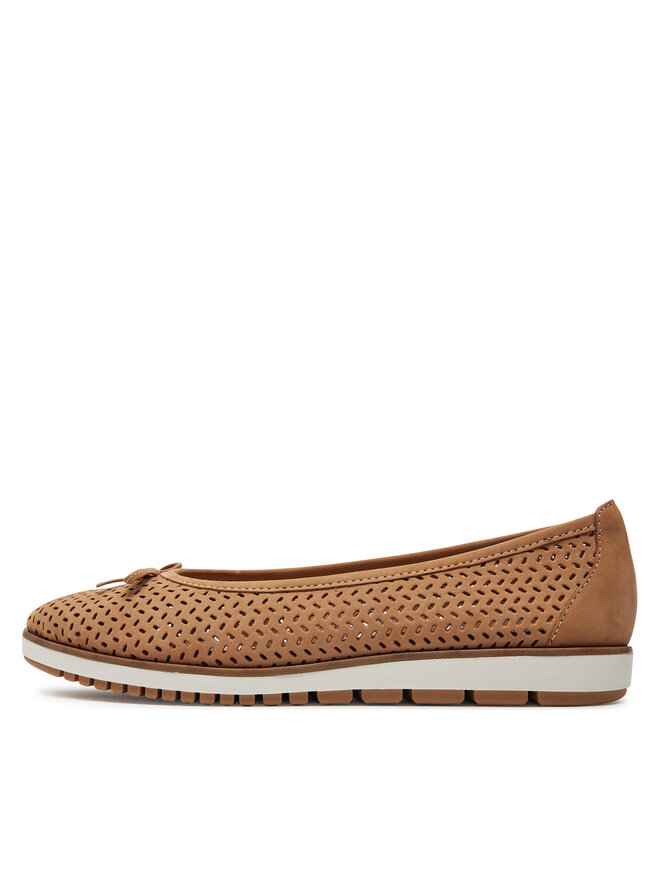 Tamaris Baleriny Tamaris 1-22121-42 Brązowy