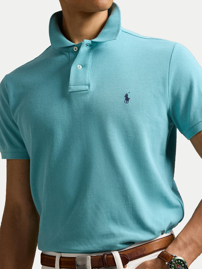 Polo Ralph Lauren Polo Ralph Lauren Poloshirt 710536856439 Himmelblau Slim Fit