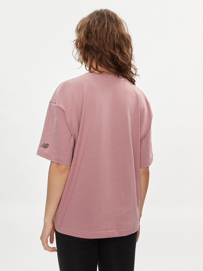 New Balance New Balance Camiseta WT41519 Rosa Oversize