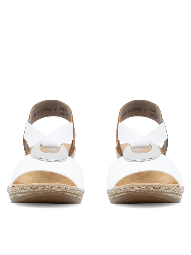 Rieker Sandale Rieker 624H6-81 Alb