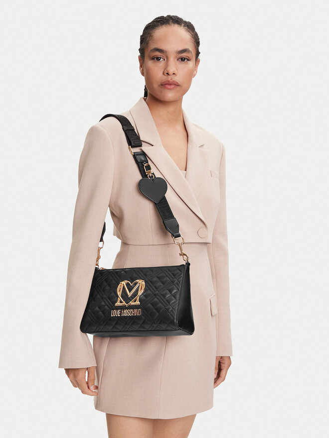 LOVE MOSCHINO Handtasche LOVE MOSCHINO JC4300PP0MK1200A Schwarz