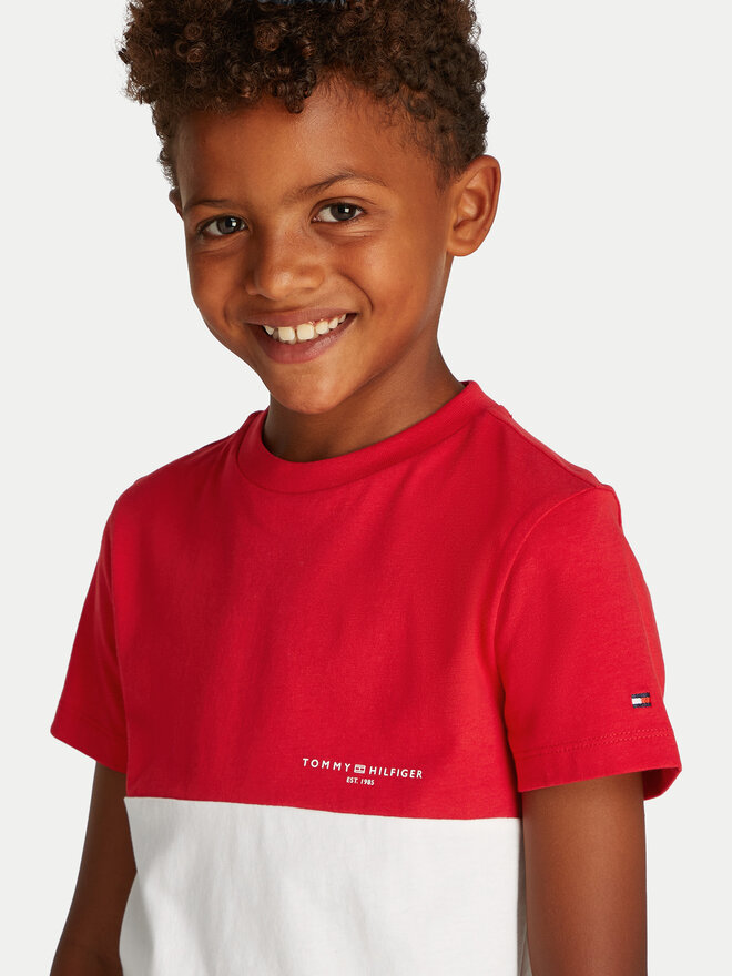 Tommy Hilfiger Tommy Hilfiger Camiseta KB0KB09617 Rojo Regular Fit