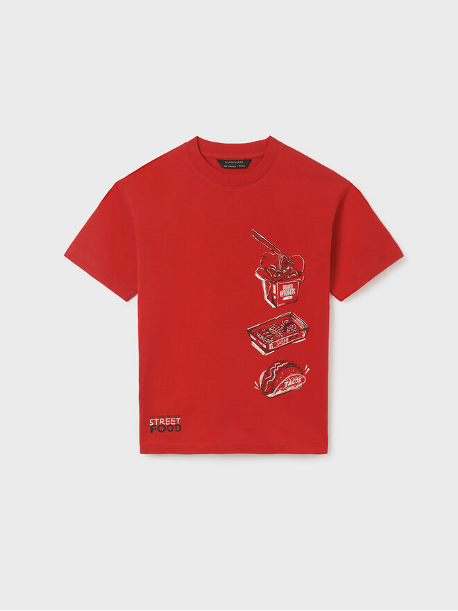 Mayoral Mayoral T-Shirt 6080 Κόκκινο