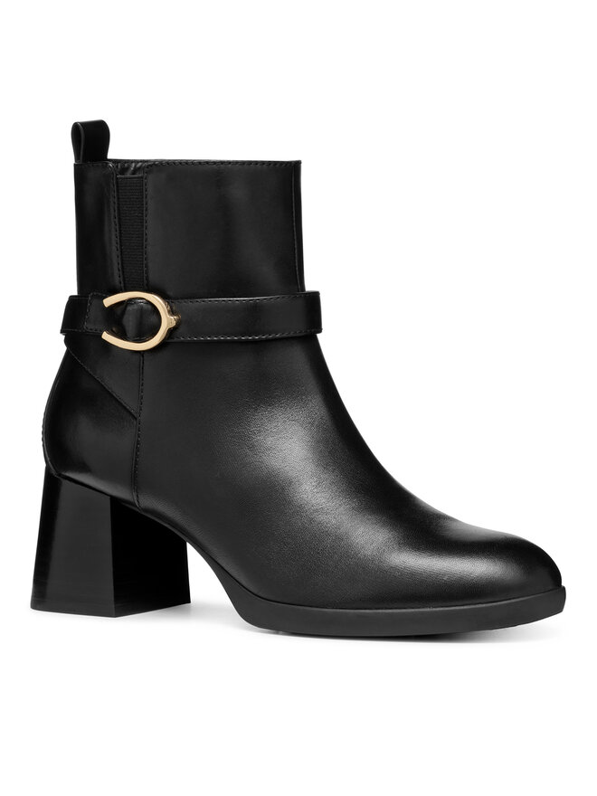 Geox Μποτάκια Geox D Walk Pleasure 55 D46XBA 00043 C9999 Μαύρο