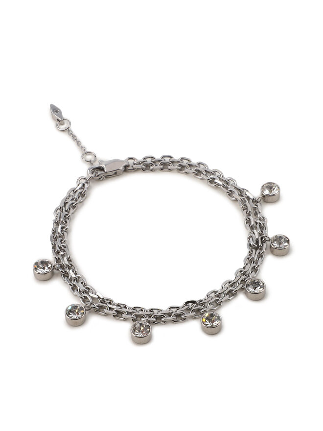 Fossil 3 db-os karkötő szett Fossil Tri-Tone Steel Bracelet Gift Set JGFTSET1042 Ezüst