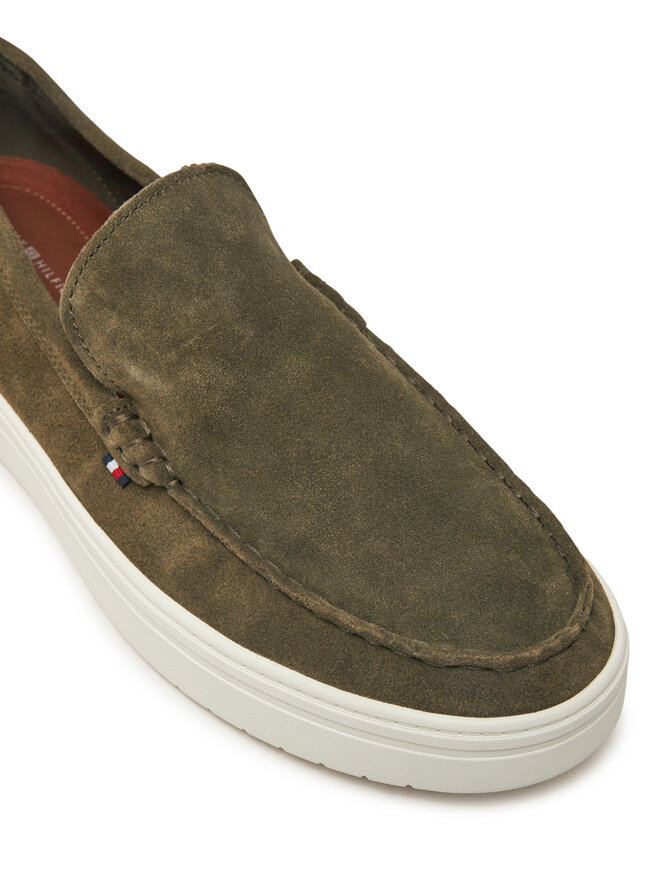 Tommy Hilfiger Mokasíny Tommy Hilfiger FM0FM05354 Zelená