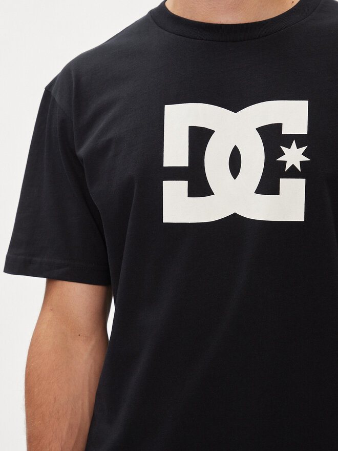 DC DC Marškinėliai Dc Star Hss ADYZT05373 Juoda Regular Fit