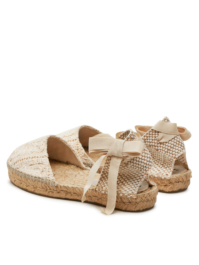 Manebi Espadrilles Manebi Yucatan Flat Valenciana Espadrilles G 0.3 P0 Bézs