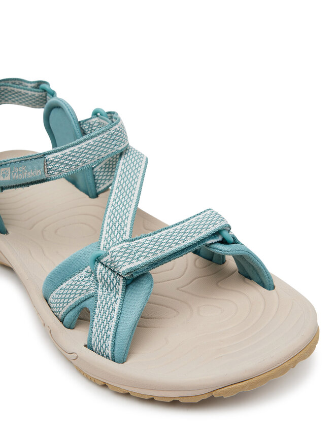 Jack Wolfskin Sandały Jack Wolfskin Lakewood Ride Sandal M 4019041 Turkusowy