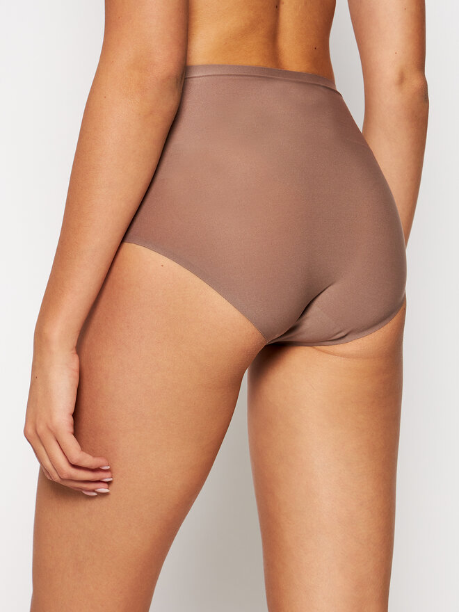 Chantelle Chantelle Klassischer Damenslip mit hoher Taille Soft Stretch C26470 Braun