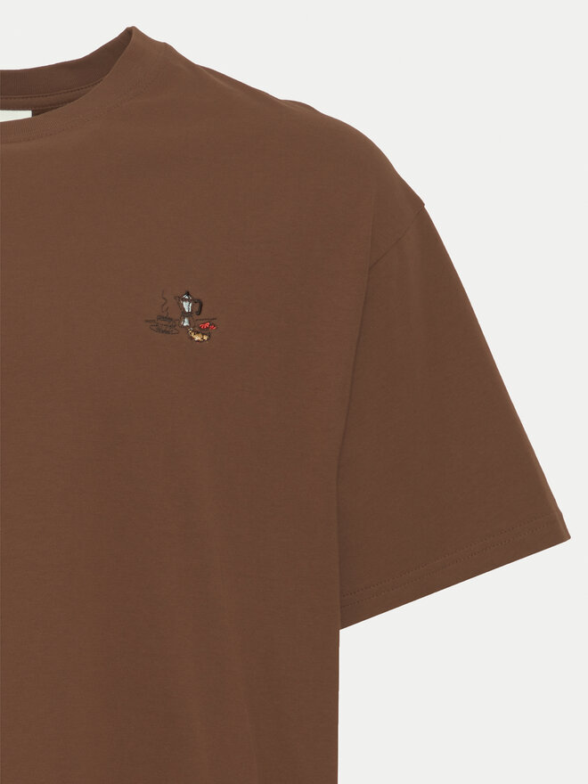 Solid Solid T-Shirt Manes 21108333 Μαύρο Regular Fit