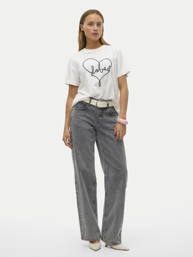 Vero Moda Vero Moda Camiseta Fea 10321312 Blanco Loose Fit