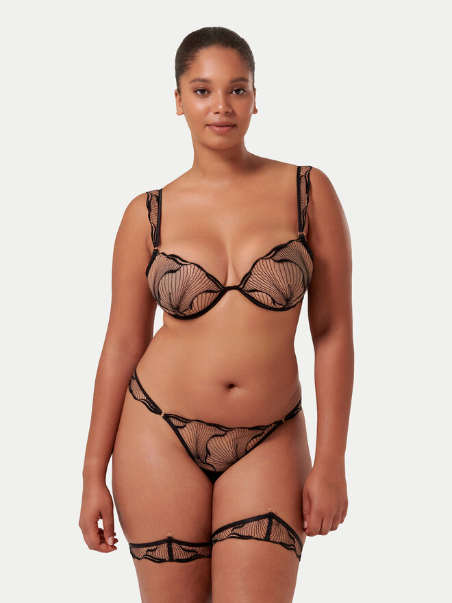 Bluebella Bluebella Σουτιέν με μπανέλα Marabel 42377 Μαύρο