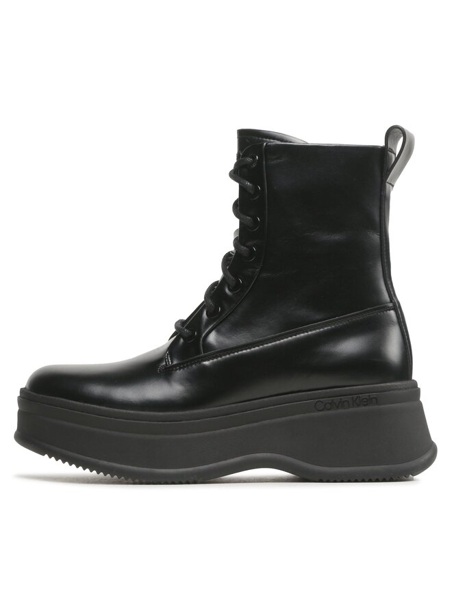 Calvin Klein Bokacsizma Calvin Klein Pitched Combat HW0HW01599 Fekete
