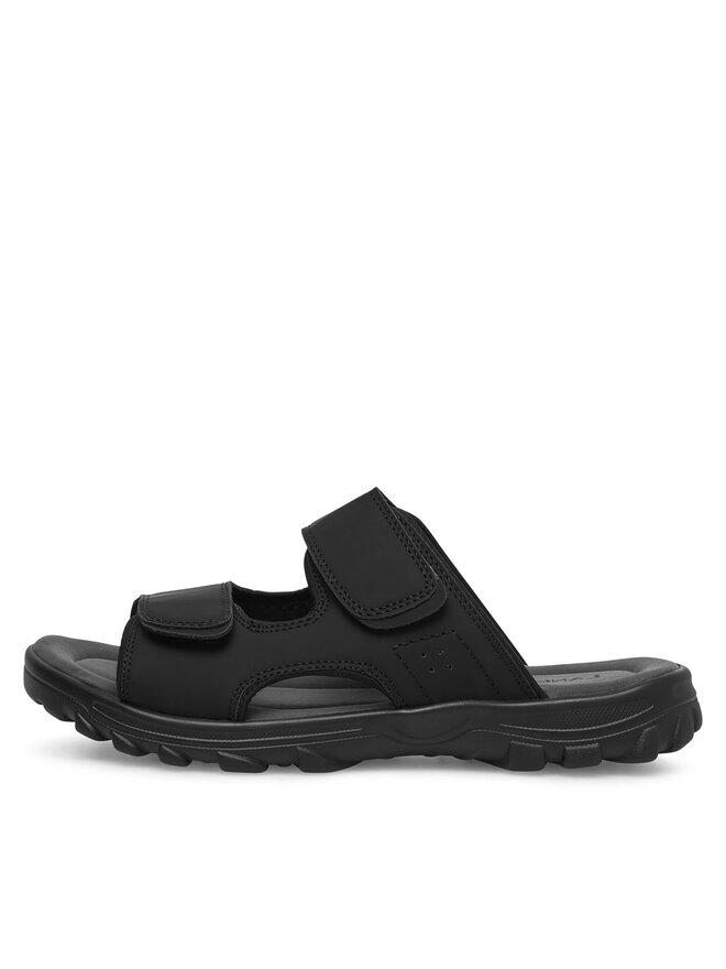 Lanetti Παντόφλες Lanetti MSS20464-01 Μαύρο
