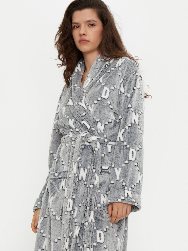 DKNY DKNY Bademantel YI00027F Grau