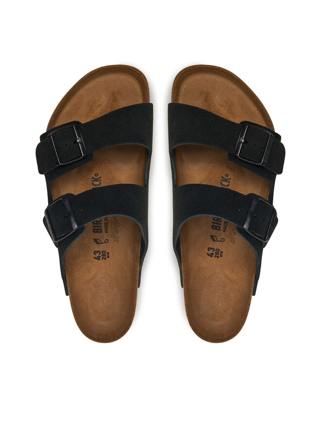 Birkenstock Ciabatte Birkenstock Arizona zamsz 1027152 Nero