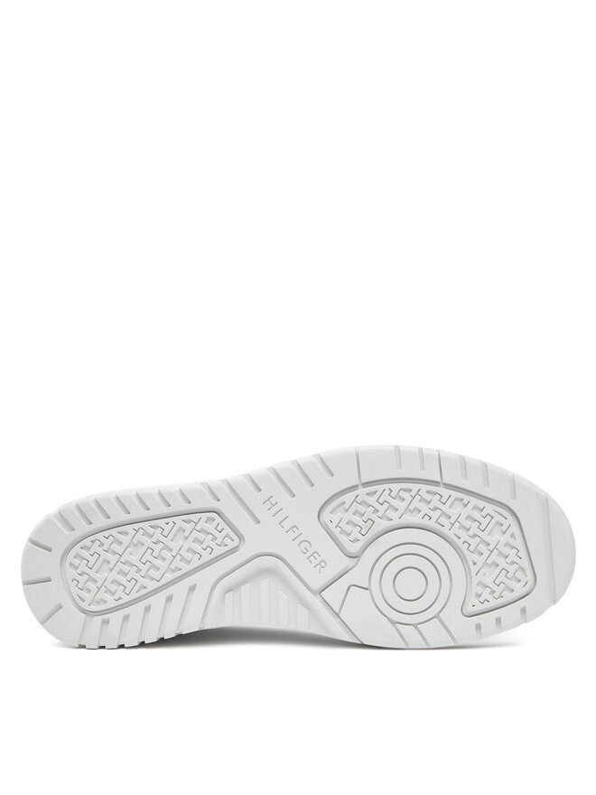 Tommy Hilfiger Αθλητικά Tommy Hilfiger Th Basket Core Lth Pinperf FM0FM05466 Λευκό
