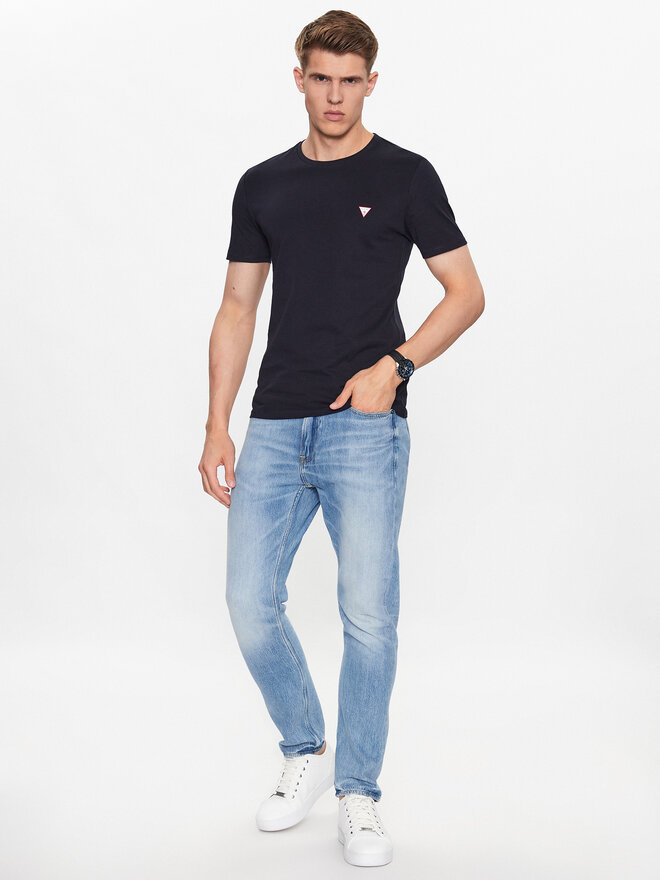 Guess Guess Póló M2YI36 I3Z14 Sötétkék Slim Fit