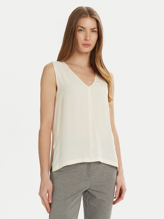Marella Marella Top Ginnico 2515161051 Écru Regular Fit