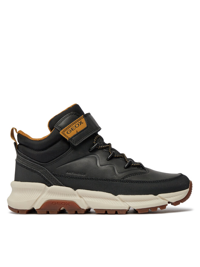 Geox Kozačky Geox J Flexyper Plus Boy J36LCG 0MEFU C9241 S Žlutá