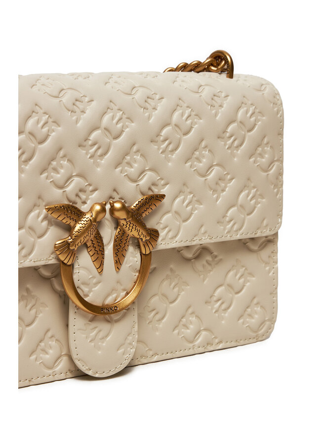 PINKO Torebka PINKO Love One Classic Dc AI 24-25 PLTT 100941 A1YB Écru