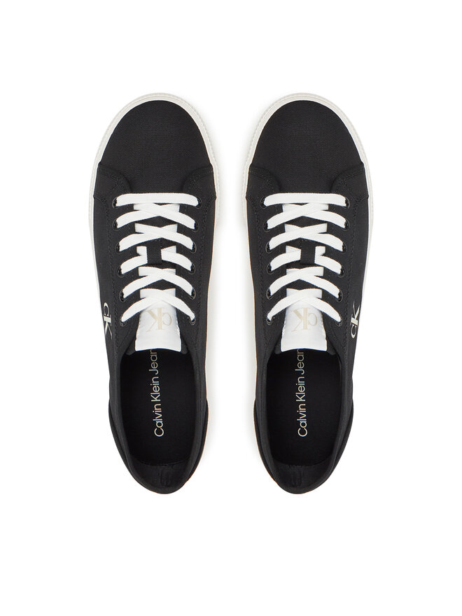 Calvin Klein Jeans Tenisky Calvin Klein Jeans Ess Vulc Low Mg Canvas YM0YM01209 Černá