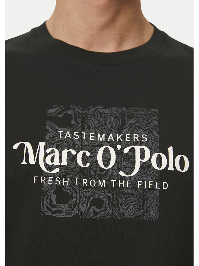 Marc O'Polo Marc O'Polo Marškinėliai 423 2012 51076 Juoda Regular Fit