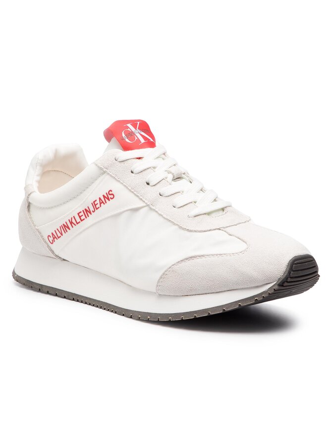 Sneakersy Calvin Klein Jeans Jill R8069 Biały | eobuwie.com.pl