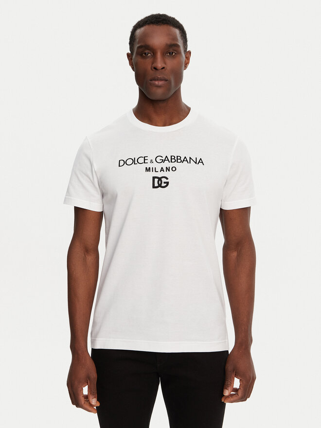 Dolce&Gabbana Dolce&Gabbana T-Shirt G8PD7Z G7B9X Λευκό Regular Fit