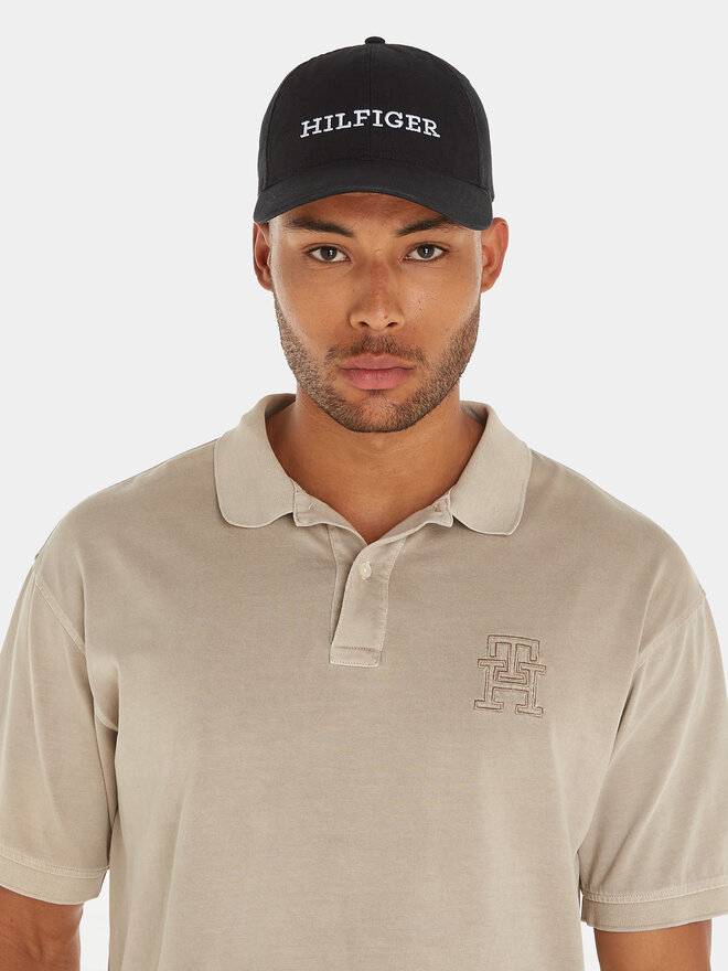 Tommy Hilfiger Cap Tommy Hilfiger Th Monotype Soft 6 Panel Cap AM0AM12154 Schwarz
